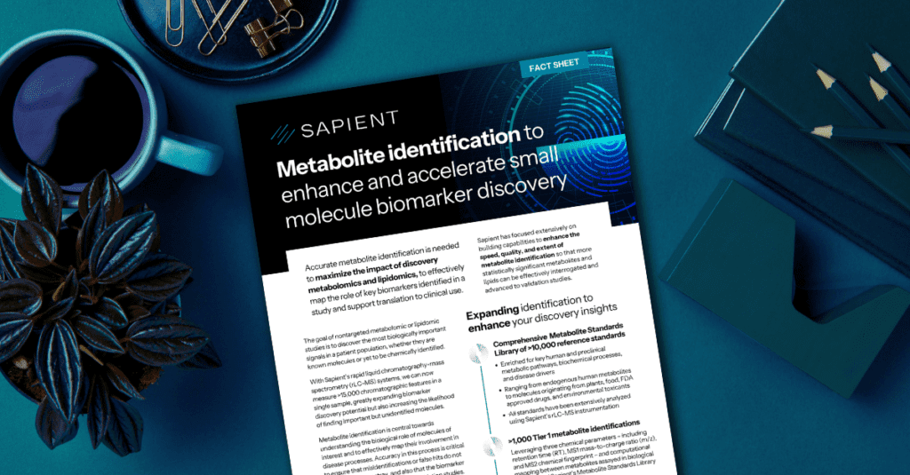 metabolite identification analysis fact sheet