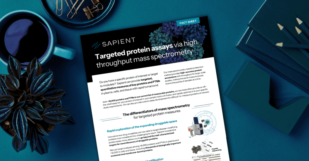 targeted proteomics services fact sheet