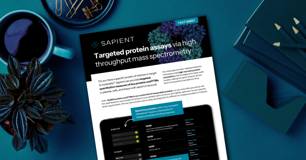 targeted proteomics services fact sheet