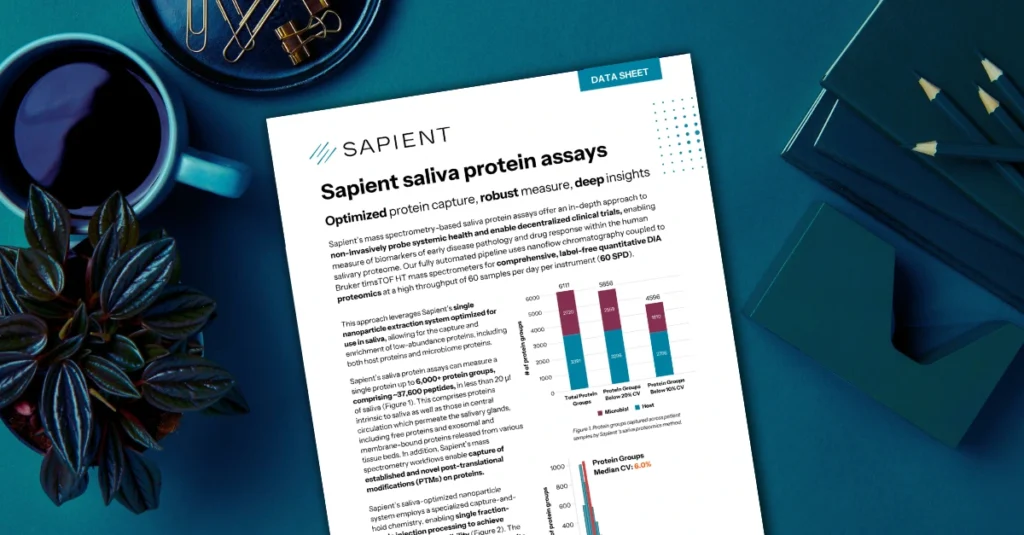 saliva protein assays noninvasive assay