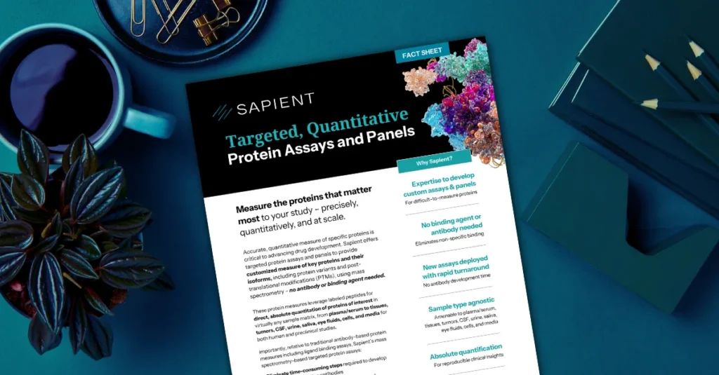 quantitative protein assays and panels