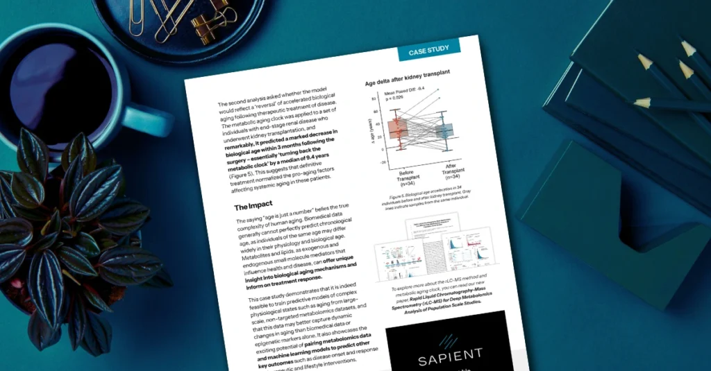 metabolic aging clock case study