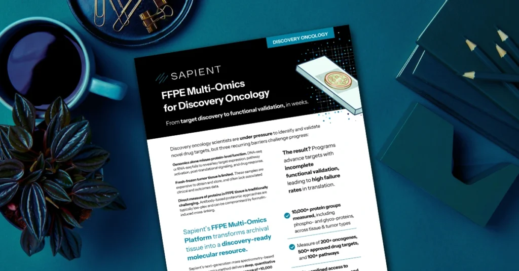 multi-omics in ffpe samples