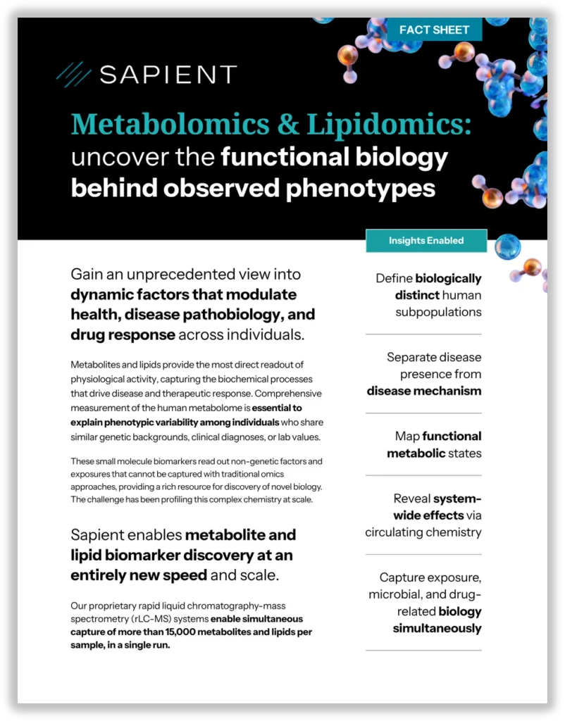 discovery metabolomics digital