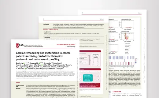 european heart journal carditoxicity biomarkers